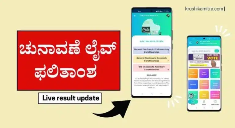 mp election result-2024: ಲೋಕಸಭೆ ಚುನಾವಣೆ ಲೈವ್ ಫಲಿತಾಂಶ ನೋಡಲು ಮೊಬೈಲ್ ಅಪ್ಲಿಕೇಶನ್!
