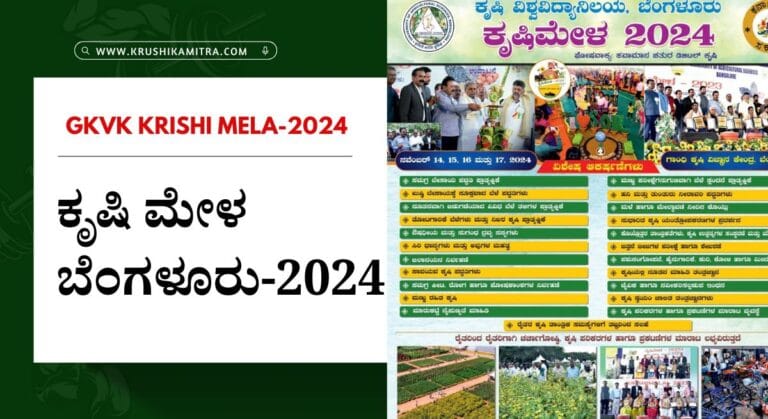 GKVK krishi mela-2024: ಬೆಂಗಳೂರು ಕೃಷಿ ಮೇಳಕ್ಕೆ ದಿನಾಂಕ ನಿಗದಿ! ಇಲ್ಲಿದೆ ಮೇಳದ ವಿಶೇಷತೆಗಳ ವಿವರ!