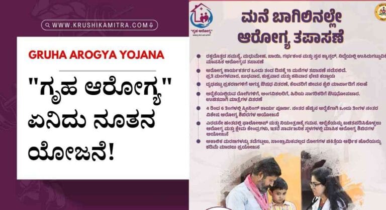 Gruha arogya- ಗೃಹ ಆರೋಗ್ಯ ಮನೆ ಬಾಗಿಲಿಗೆ ಬರಲಿದೆ ಆರೋಗ್ಯ ತಪಾಸಣೆ! ಏನಿದು ನೂತನ ಯೋಜನೆ!