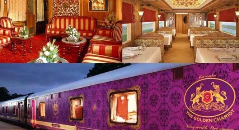 Golden chariot train-ರಾಜ್ಯದ ಐಷಾರಾಮಿ ರೈಲು ಪುನರಾರಂಭ! ಇಲ್ಲಿದೆ ಟಿಕೆಟ್ ಬುಕಿಂಗ್ ಮತ್ತು ರೈಲಿನ ಮಾಹಿತಿ!