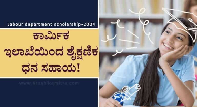 Labour department scholarship- ಕಾರ್ಮಿಕ ಇಲಾಖೆಯಿಂದ ಶೈಕ್ಷಣಿಕ ಧನ ಸಹಾಯ ಪಡೆಯಲು ಆನ್ಲೈನ್ ಮೂಲಕ ಅರ್ಜಿ ಆಹ್ವಾನ!