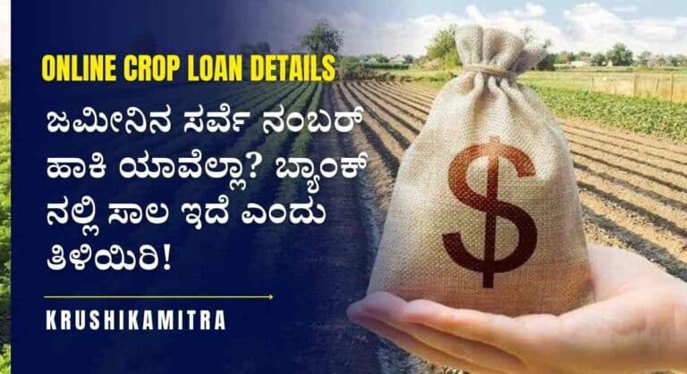 Crop Loan Details- ನಿಮ್ಮ ಜಮೀನಿನ ಮೇಲೆ ಸಾಲ ಎಷ್ಟಿದೆ? ಎಂದು ತಿಳಿಯುವುದು ಭಾರೀ ಸುಲಭ!