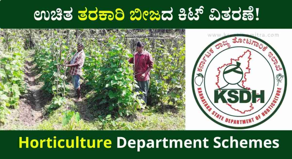 Seed Kit- ರೂ 2,000 ಮೌಲ್ಯದ ಉಚಿತ ತರಕಾರಿ ಬೀಜದ ಕಿಟ್ ವಿತರಣೆಗೆ ಅರ್ಜಿ ಆಹ್ವಾನ!