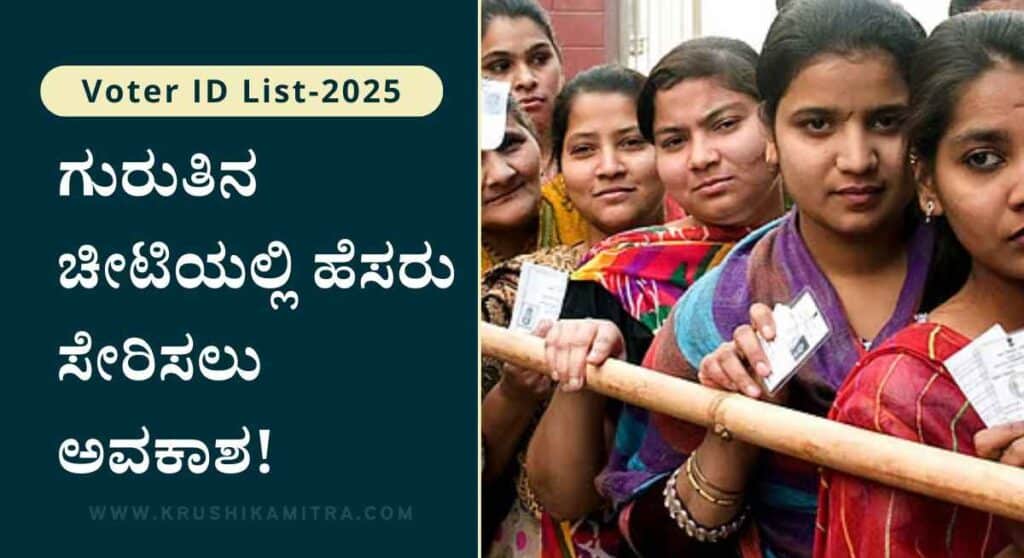 Voter ID-ವೋಟರ್ ಐಡಿ ಕುರಿತು ಮಹತ್ವದ ಮಾಹಿತಿ ಪ್ರಕಟ!