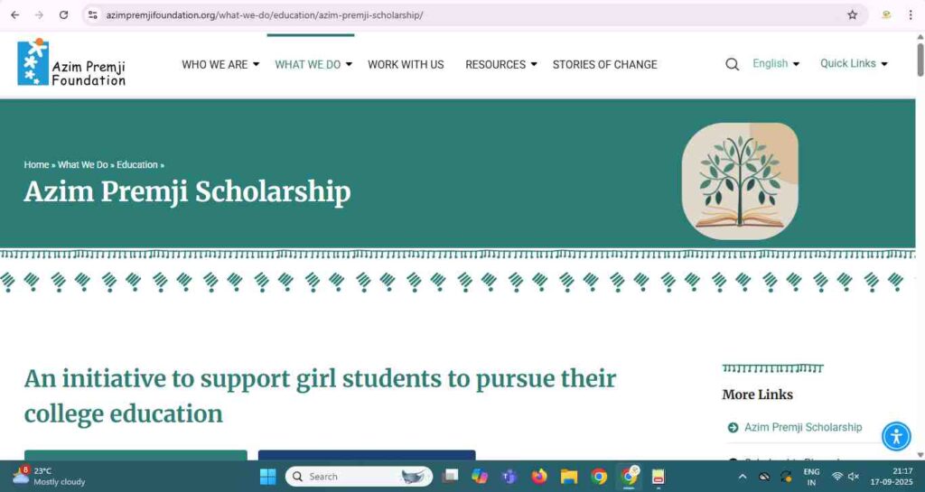 Azim Premji Scholarship