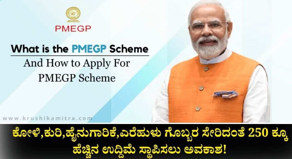PMEGP ಯೋಜನೆ ಅಡಿಯಲ್ಲಿ ಶೇ 35% ಸಬ್ಸಿಡಿಯಲ್ಲಿ ಸ್ವಂತ ಉದ್ದಿಮೆ ಆರಂಭಿಸಲು ಅರ್ಜಿ ಆಹ್ವಾನ!