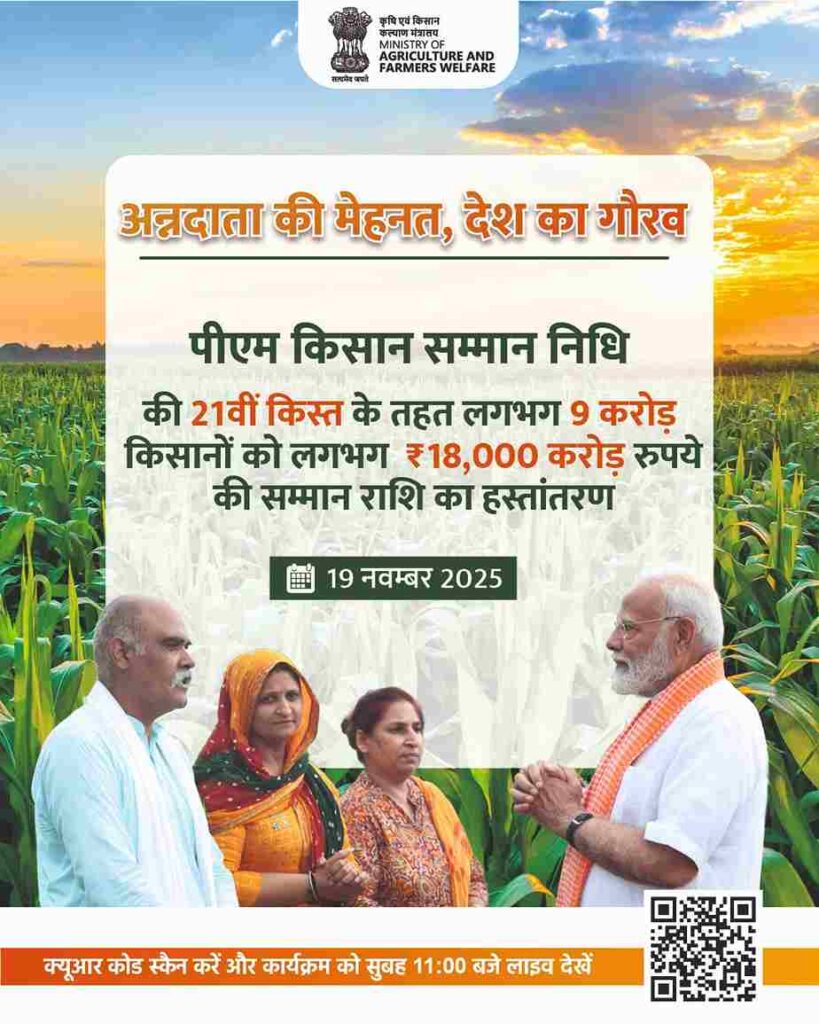 PM Kisan 21th Installment