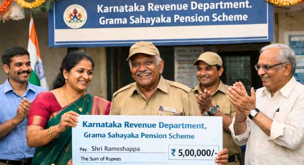 Grama Sahayaka Pension-ಕಂದಾಯ ಇಲಾಖೆಯ ಗ್ರಾಮ ಸಹಾಯಕರಿಗೆ ರೂ. 5.00 ಲಕ್ಷ ಇಡಿಗಂಟು ಸೌಲಭ್ಯಕ್ಕೆ ಆದೇಶ ಪ್ರಕಟ!