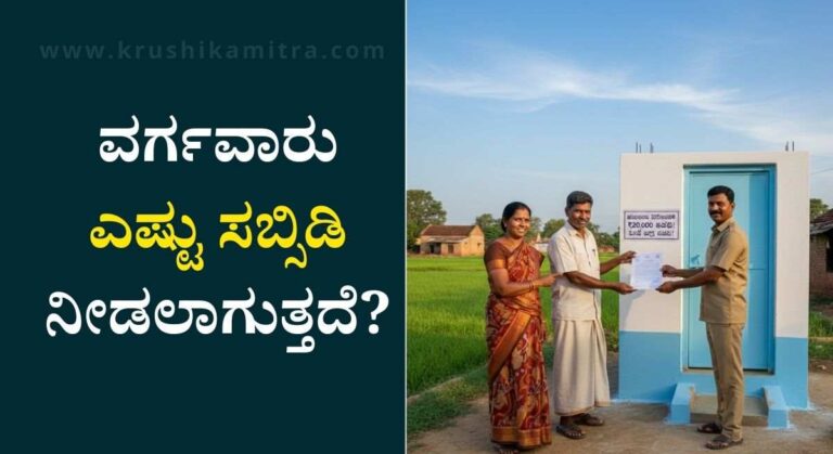 Toilet Room Subsidy-ಶೌಚಾಲಯ ನಿರ್ಮಾಣಕ್ಕೆ 20 ಸಾವಿರ ಸಬ್ಸಿಡಿ! ಇಂದೇ ಅರ್ಜಿ ಸಲ್ಲಿಸಿ!