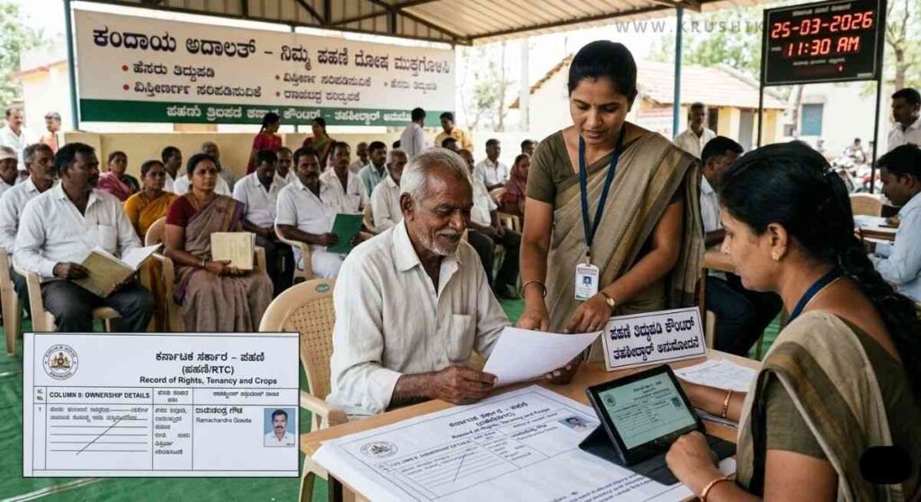 RTC Correction-ಕಂದಾಯ ಅದಾಲತ್: ಪಹಣಿ ತಿದ್ದುಪಡಿ ಅಧಿಕಾರ ತಹಶೀಲ್ದಾರರಿಗೆ ಅಧಿಕೃತ ಆದೇಶ ಪ್ರಕಟ!