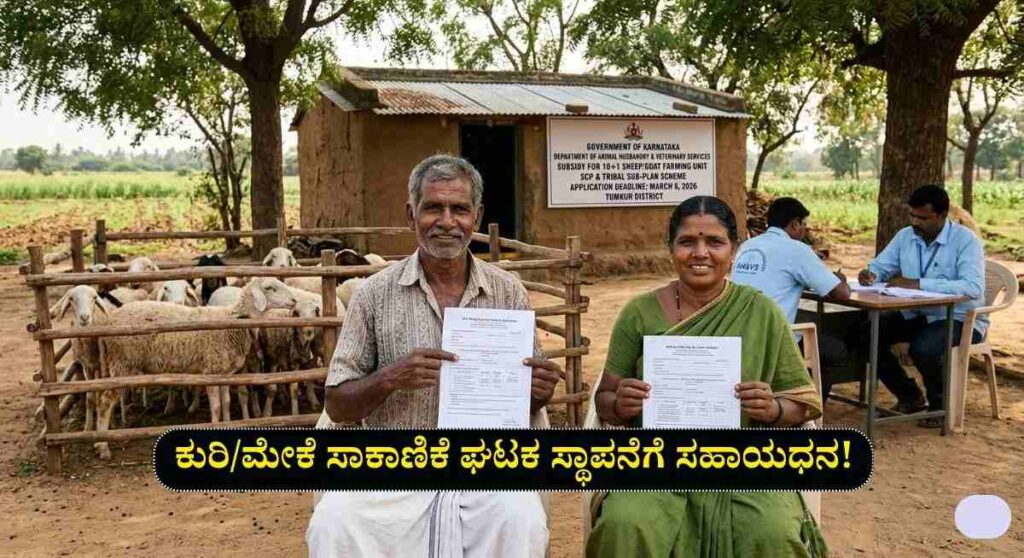 Sheep And Goat Farming-ಕುರಿ ಮತ್ತು ಉಣ್ಣೆ ಅಭಿವೃದ್ದಿ ನಿಗಮದಿಂದ 10+1 ಕುರಿ ಸಾಕಾಣಿಕೆ ಸಬ್ಸಿಡಿ!