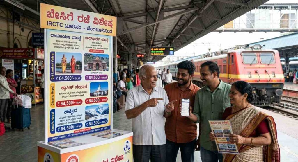 IRCTC Tourism-ರೈಲ್ವೆ ಇಲಾಖೆಯಿಂದ ಭರ್ಜರಿ ಗಿಫ್ಟ್: ಬೆಂಗಳೂರಿನಿಂದ ದೇಶ-ವಿದೇಶಗಳಿಗೆ ವಿಶೇಷ ಪ್ರವಾಸದ ಪ್ಯಾಕೇಜ್ ಘೋಷಣೆ!