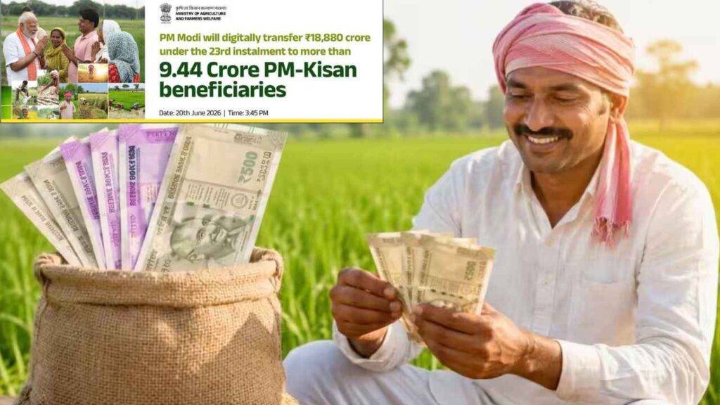 PM Kisan 23th Installment-ಪಿಎಂ ಕಿಸಾನ್ 23ನೇ ಕಂತಿನ ಹಣ ರೈತರ ಖಾತೆಗೆ!