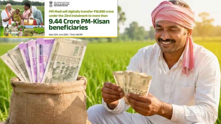 PM Kisan 23th Installment-ಪಿಎಂ ಕಿಸಾನ್ 23ನೇ ಕಂತಿನ ಹಣ ರೈತರ ಖಾತೆಗೆ!