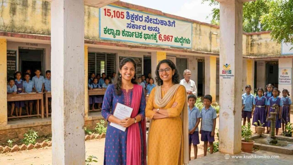 Teacher Recruitment-ಉದ್ಯೋಗಾಕಾಂಕ್ಷಿಗಳಿಗೆ ಭರ್ಜರಿ ಸಿಹಿ ಸುದ್ದಿ: ರಾಜ್ಯದ ಸರ್ಕಾರಿ ಶಾಲೆಗಳಲ್ಲಿ 15,105 ಶಿಕ್ಷಕರ ನೇಮಕಾತಿಗೆ ಸರ್ಕಾರ ಅಸ್ತು!