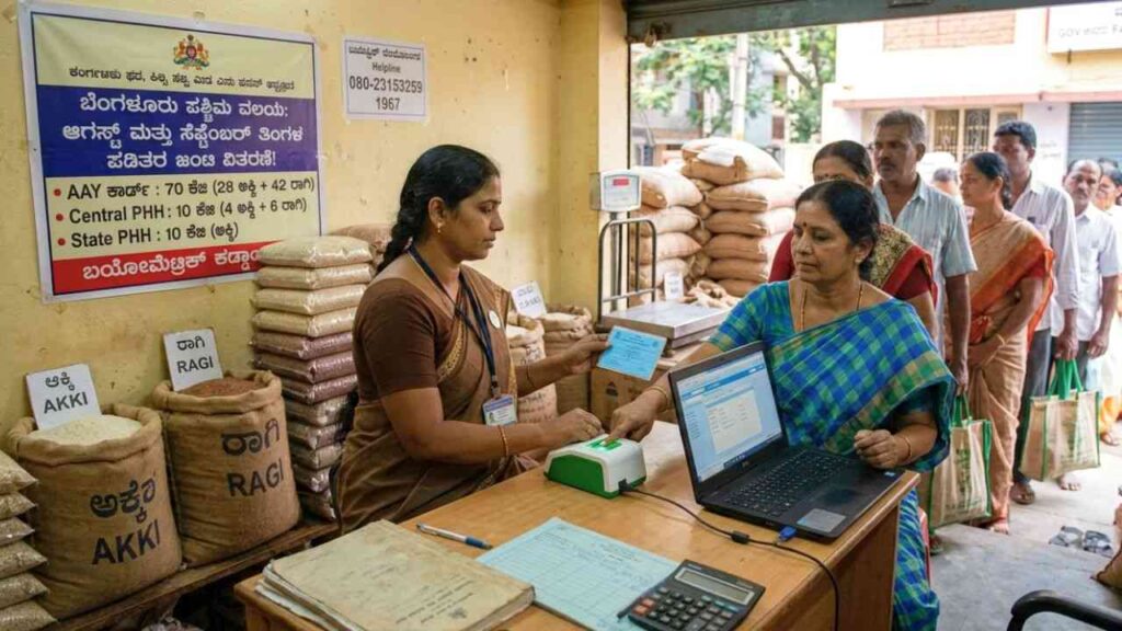 Ration Card-ರೇಷನ್ ಕಾರ್ಡ್‍ದಾರರ ಗಮನಕ್ಕೆ: ಆಗಸ್ಟ್ ಮತ್ತು ಸೆಪ್ಟೆಂಬರ್ ತಿಂಗಳ ಪಡಿತರ ಜಂಟಿಯಾಗಿ ವಿತರಣೆ!